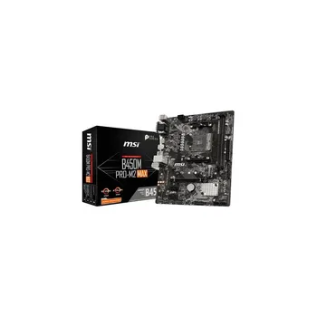 

MSI Motherboard B450M PRO-M2 MAX mATX AM4