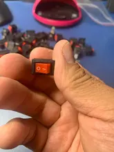 Switch Push-Button SPST 250V Black White KCD11 Snap-In-On/Off 3A 10x15mm 10pcs And Red