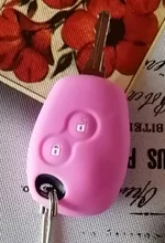 ZAD funda de silicona para llave del coche caso 2 botones para renault Kangoo DACIA escénica Megane Sandero Captur Twingo Modus funda de llave a distancia