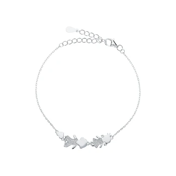 

Silver Bracelet with cubic zirconia sunlight sample 925