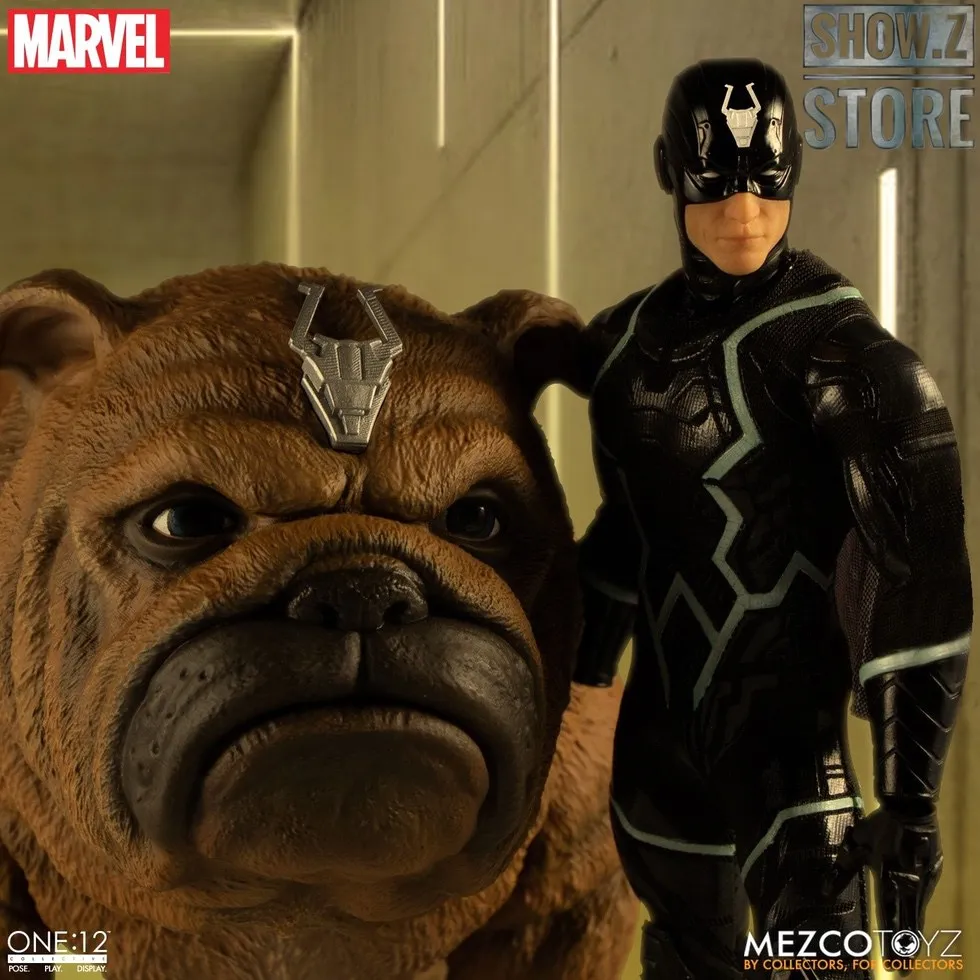 [Show.Z Store] MEZCO Toyz One:12 Black Bolt& Lockjaw Two-Pack Action Figure