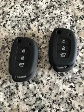 Funda de silicona para llave de coche, funda para Hyundai Tucson Sonata Ix35 Ix25 I20 Creta Santa Fe GLS SPORT Elantra Reina, funda Fob