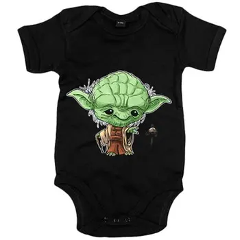 

Baby bodysuit Chibi Kawaii Master Yoda spoof Star Wars Nikochan