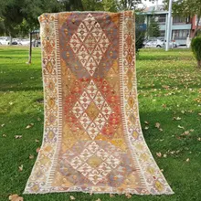 Ковер народное искусство шерстяные ковры 4'9'' X '/145X305 см