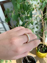 Huitan-anillos de promesa de amor para mujer, joyería de boda, cristal cuadrado pavimentado, circonita, anillo de compromiso de boda elegante, nuevo