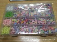 Cuentas hechas a mano DIY de 24 rejillas, juguetes para niños con accesorios, conjunto de pulseras tejidas para niña, fabricación de joyas, juguetes creativos, regalo para niños