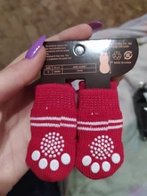Calcetines antideslizantes con dibujos de perro cachorro cálido, calcetines para mascotas suaves, antideslizantes, productos para perros pequeños, S/M/L, envío gratis, 4 Uds.