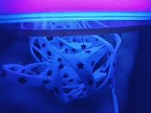 Sneakers Shoelaces Holographic Reflective-Star High-Bright Double-Sided New