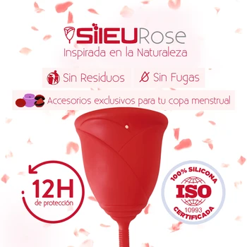 

Menstrual Cup FIFA Sileu Cup Rose-initiation model Easy's place-flexibility Standard