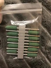 Brocas rotativas de silicona para manicura, accesorios de herramientas de pulido de cutículas, fresa eléctrica, 10 unidades