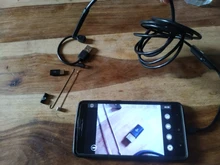 Cámara endoscópica Flexible de 7mm y 5,5mm, endoscopio impermeable IP67, Micro USB, 6 LED, inspección endoscópica para Android, Micro USB, tipo C