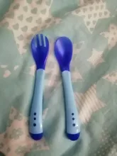 2 unids/set recién nacido silicona cuchara bebé horquilla de temperatura de seguridad de niños cubiertos para niños alimentación de bebé niño niños niñas suave