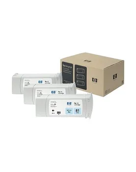 

HP Designjet 5000/5500, 3 PCs Cartridge Light Cyan N ° 81