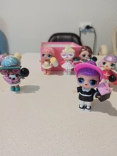 6 muñecas + 6 prendas + 6 zapatos + 6 botellas + 6 accesorios conjuntos aleatorios L.O.L. ¡Sorpresa! Muñeca LOL de 8cm, juguete para regalo
