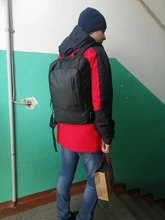 Heroic Knight-mochila multifuncional impermeable para hombre, bolso para ordenador portátil de 14 pulgadas, de alta capacidad, para escuela, negocios, viaje