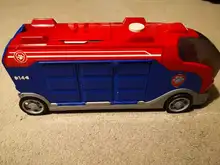 Coche de juguete de plástico de la Patrulla canina para niños, juguete de la Patrulla canina, autobús de rescate, modelo de figura de acción, regalo de cumpleaños