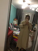 Summer Dresses Buttons V-Neck Lace-Up Oversize Colorfaith Women Spring Vintage Casual