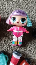 6 muñecas + 6 prendas + 6 zapatos + 6 botellas + 6 accesorios conjuntos aleatorios L.O.L. ¡Sorpresa! Muñeca LOL de 8cm, juguete para regalo