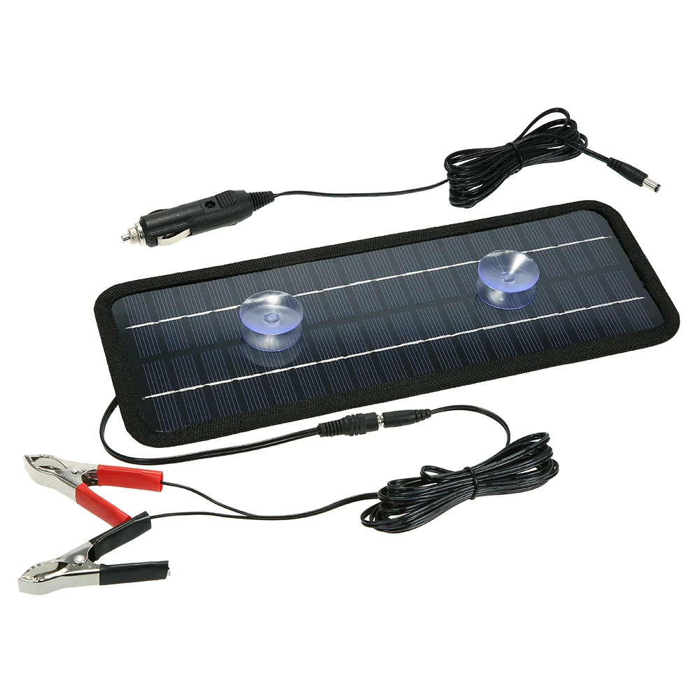 

12V 4.5W Car Charger Portable Solar Panel Power Car Boat Battery Charger Backup Outdoor