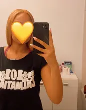 Shumeida-pelucas con minimechones de encaje frontal, pelucas de cabello humano peruano Remy, Color rubio miel degradado, 13x6