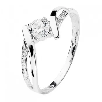 

GOLD RING WHITE ZIRCONS