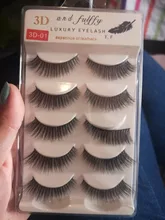 Fake Eyelashes Makeup Daily Natural Thick HBZGTLAD 5-Pairs Handmade 3D