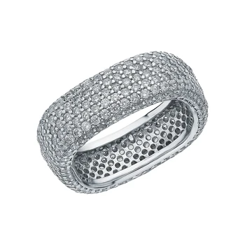 

Silver ring with cubic zirconia sunlight sample 925