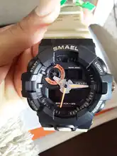 Mens Watch Military-Watches Colcks Gift Digital SMAEL Army Waterproof LED Sport 50m