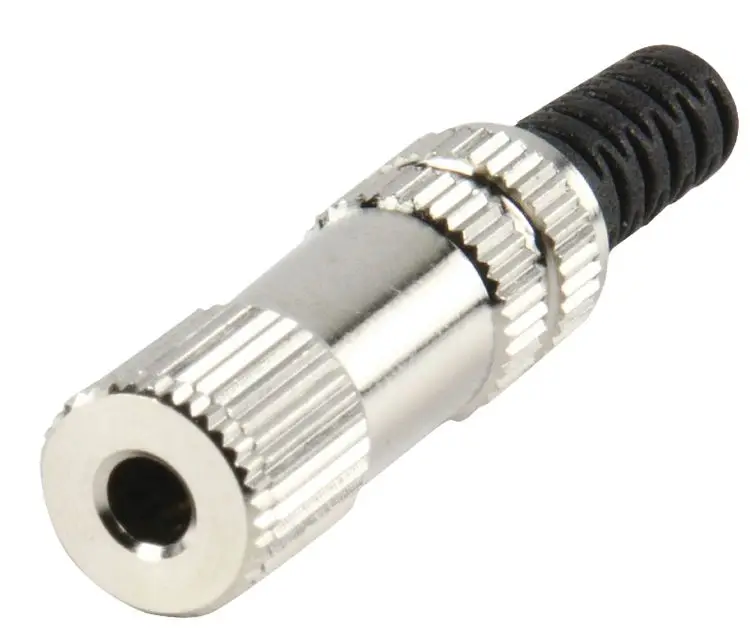 Stereo 3.5mm female Connector Metal Silver | Компьютеры и офис