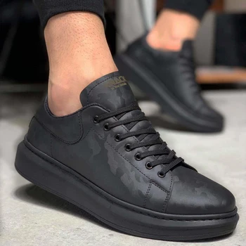 

Knack 044 Black Camouflage (Black Sole) , High Quality 100% Vegan Leather Men Casual Shoes. Shoe, Sneaker , Van , Air , Basket , Flip , Trainer , Chaussure, Laofer , Gel , Young Man , Chaussures De Jeunes Hommes