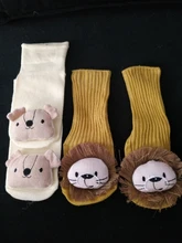 1 par de bebé de algodón calcetines para niños y niñas 3D animales de dibujos animados antideslizante piso de dibujos animados niños otoño primavera bebé recién nacido regalo