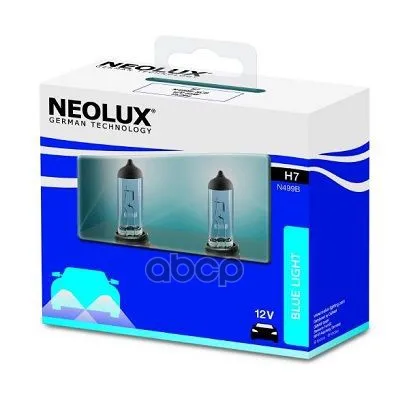 Лампа Г/С H7(55w) Px26d Blue Light 4000k 12v 2шт N499b-Scb 4052899501058 Neolux арт. N499B-SCB