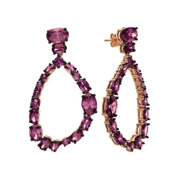 

Silver earrings with cubic zirconium sunlight sample 925