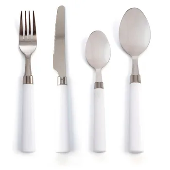 

Cutlery set Quid Habitat (16 pcs) White Stainless steel