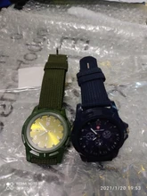 Gemius-Reloj de pulsera militar de nailon Para Hombre, cronógrafo deportivo de cuarzo, Masculino