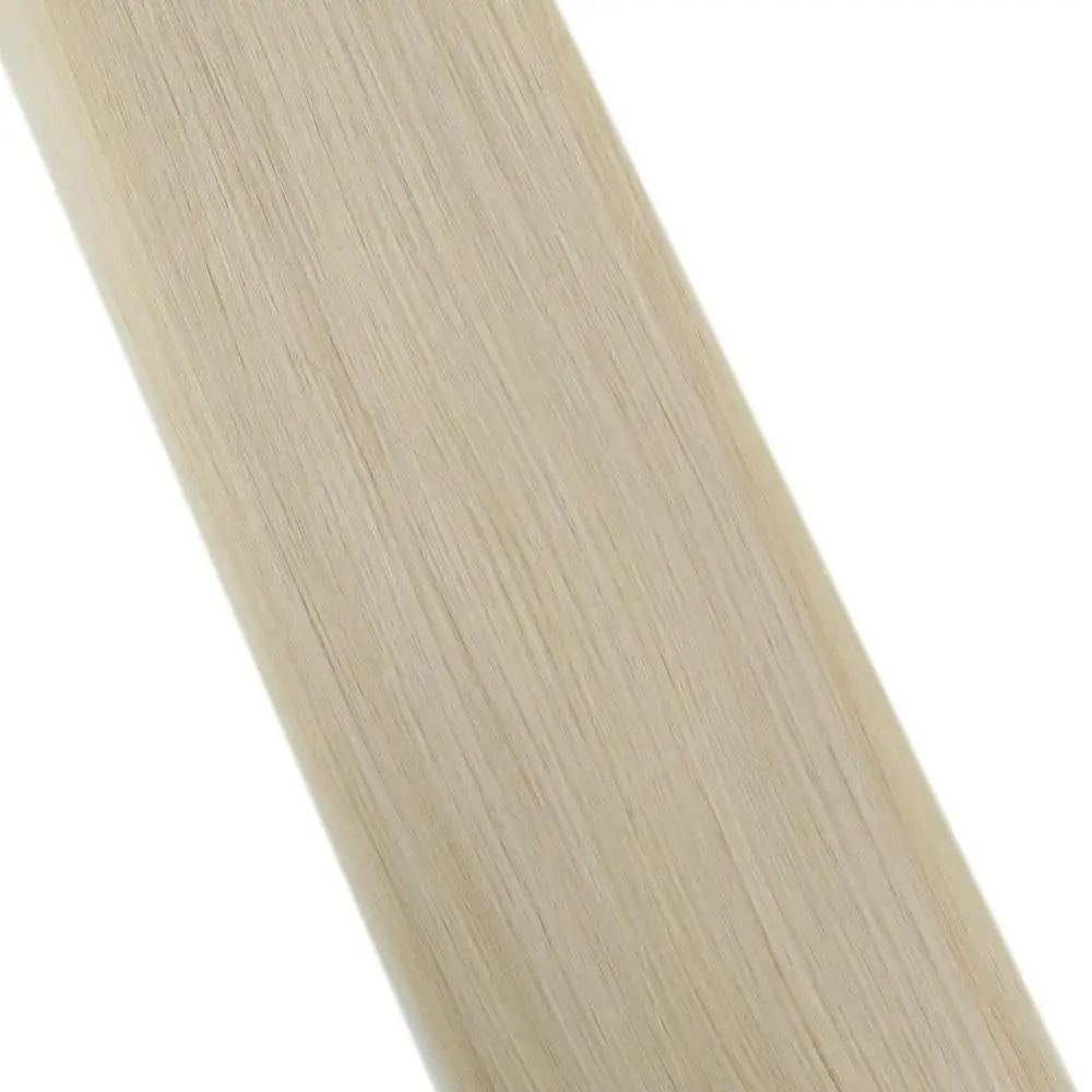 Ugeat 12-24inch Tape in Human Hair Extensions Real Hair Machine Remy Silky Straight Seamless Skin Weft Solid Color 10P/20P/40P