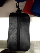 Funda de cuero para llaves de coche para hombre y mujer, carteras con llavero, funda para llaves, organizador de tarjetas