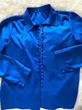 White Shirt Blouse Buttons Office-Tops Long-Sleeve Spring Women Chiffon Sexy Casual Fashion
