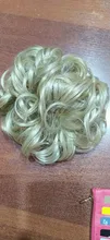 XIYUE-moño rizado con banda de goma elástica para mujer, pinza de goma sintética para envolver el pelo, moño desordenado, postizo