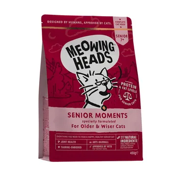 

Barking Heads for cats over 7 years old with salmon and egg senior moments 0,45 kg x 2 PCs