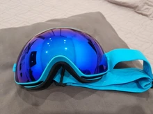 PHMAX-Gafas de esquí antiniebla para hombre y mujer, lentes de Snowboard de doble capa con protección UV400, lentes de sol para nieve