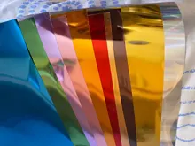 Pu-Press T-Shirt Htv-Film Laser Heat-Transfer Vinyl Iron-On Hologram Rainbow Metallic