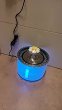 Water-Fountain Automatic Bowl Feeder Drinker FILTERS Led-Lighting Cats with 5-Pack USB