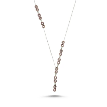 

Merve Gümüş'ten 925 Sterling Nano Opal Cubic Zirconia Infinity Y Necklace
