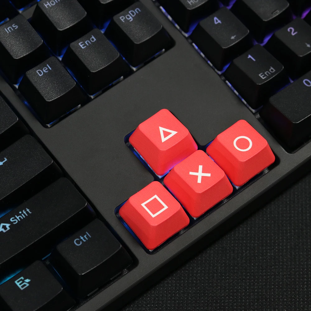 Pbt Keycaps para Teclado Mecânico Direção Setas Chaves Suplementares Altura Opaca Oem Profile Psp Pcs Set - Imagem 3