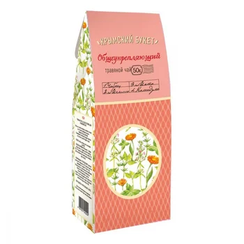 

Tea Crimean bouquet "general strengthening, herbal, 50 gr