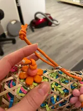 Juego de juguetes para pájaros, Set de 3 unidades por lote para trituradora de loros, jaula colgante variada de forrajeo, estante para masticar pájaros, juguetes para mascotas, juguete para loros molares