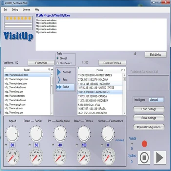 

WEB visit generator, SEO tool, position your website in the main search engines