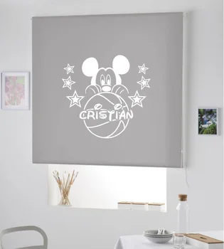 

Blind Iroa customizable Child/Mickey Basket! ROLLER BLINDS TRANSLUCENT! (GRAY 100X175)