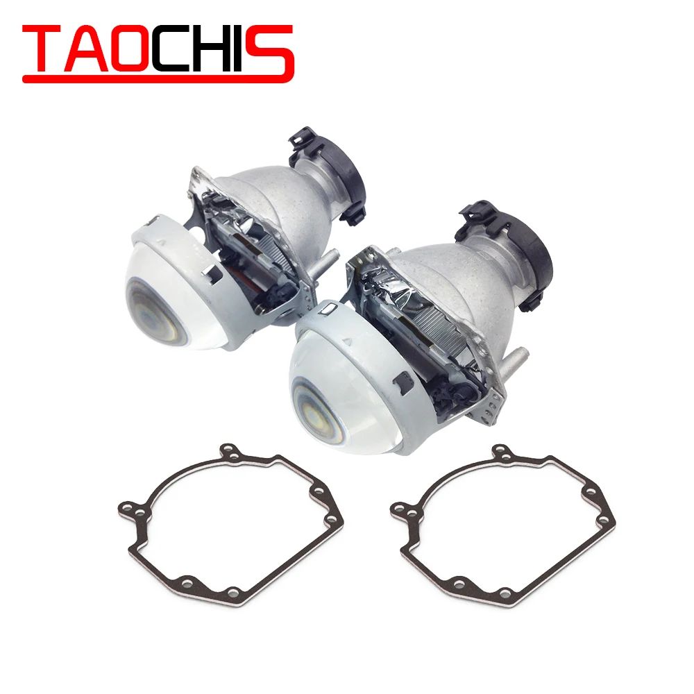 TAOCHIS Car Styling transition frame adapter Hella 3R G5 Projector lens retrofit Bracket for VOLKSWAGEN TOUAREG 2002 - 2005 | Автомобили и